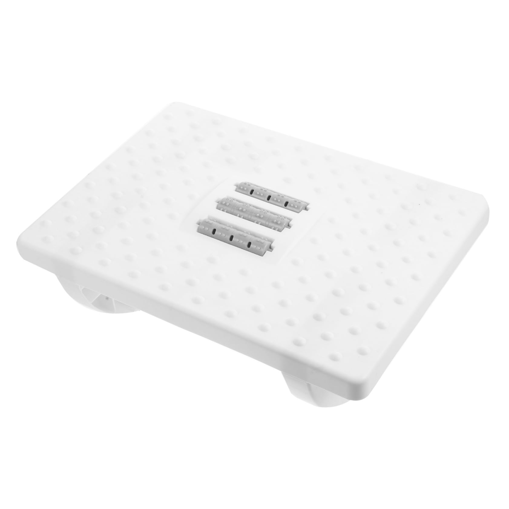 EXCEART Sgabello Poggiapiedi da Ufficio Ergonomico, Materiale Confortevole Abs Eva, Base Antiscivolo, Movimento Oscillante per Scrivania e Casa
