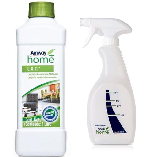アムウェイ(Amway)LOC ハウスクリーナー 濃縮住宅・家具用合成洗剤 1L ピストル・グリップ・スプレーヤー付き