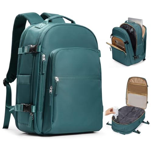 Image of coofay Vacuum Backpack Travel with Pump, Airline Approved Carry On Backpack | 15.6 inch Laptop Travel Backpack with Vacuum System, Compression Backpack with Shoe Compartment, Vacuum Seal Backpack Travel