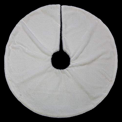 Feerie Christmas Julgransmatta i päls - Diam. 90 cm - vit