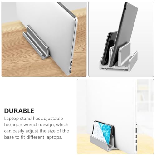Soporte vertical de aluminio para laptop DOITOOL ajustable miniatura 3