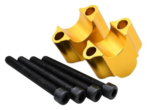 Lenkererhöhung Motorrad Für Suzuki Für V Strom Für DL1000 Für DL650 Für GSX-S750 ABS Für GSX-S 950 Für SV650 Lenker Bar Riser Motorrad 22mm 7/8 "Riser(22mm Gold)
