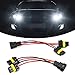 Haofy Car Headlight Retrofit Splitter Wires Easy Installation High Reliability 2Pcs for Headlight Modification Enthusiasts