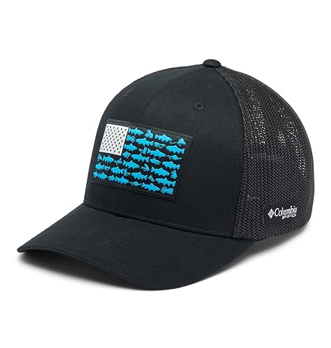Image of Columbia Unisex PFG Fish Flag Mesh Ball Cap