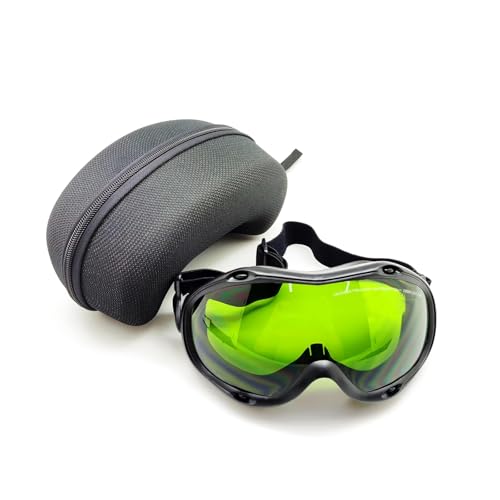 MCWlaser Laser Schutzbrille 1064nm 1080nm Brille CE OD5+ Laser Safety Goggles 190-470nm & 800-1700nm Für Fiber Laserreinigung Schweißen UV-Markierung Diode, ND:YAG Laser Absorption Type EP-8 Stil 10