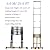 YHKJLYH Ladders 7Cm Extra Wide Pedal Telescoping Step Ladder Tallest Extension Telesladders on Wheels for Building Roof & Loft/6M/15 Ft Convenient (Color : 6.6m/21.6 Ft)