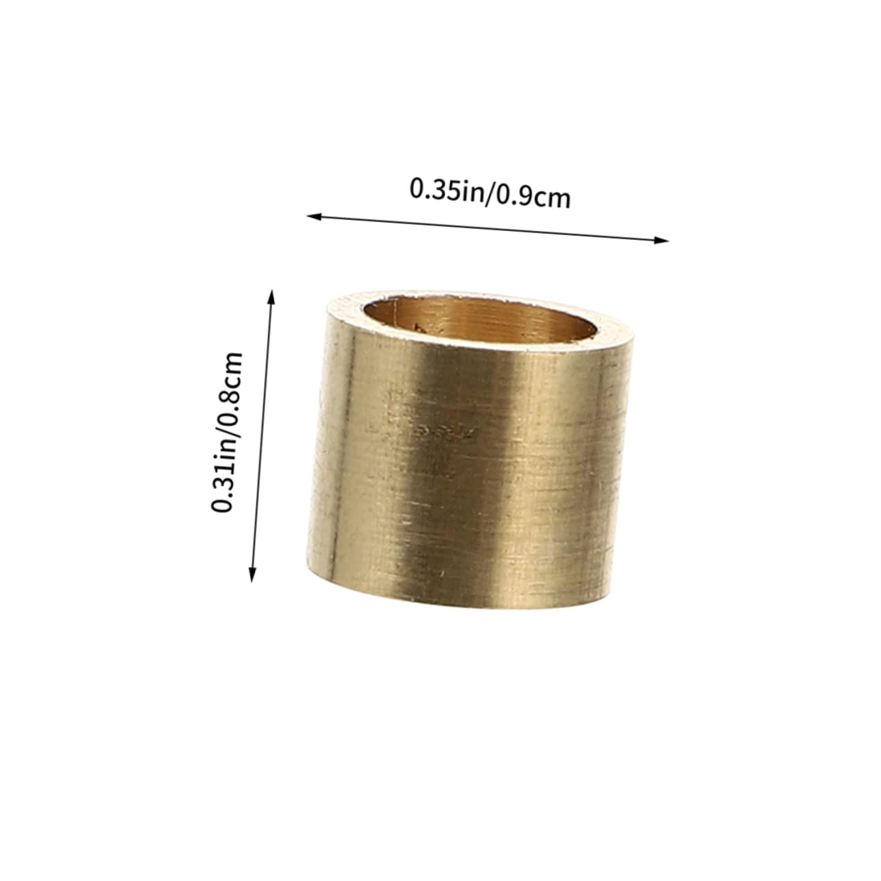 Milisten 15Pcs Replaceable Copper Ferrules for Snooker Pool Durable Billiard Parts Wear Resistant and Control for Billiard Enthusiasts