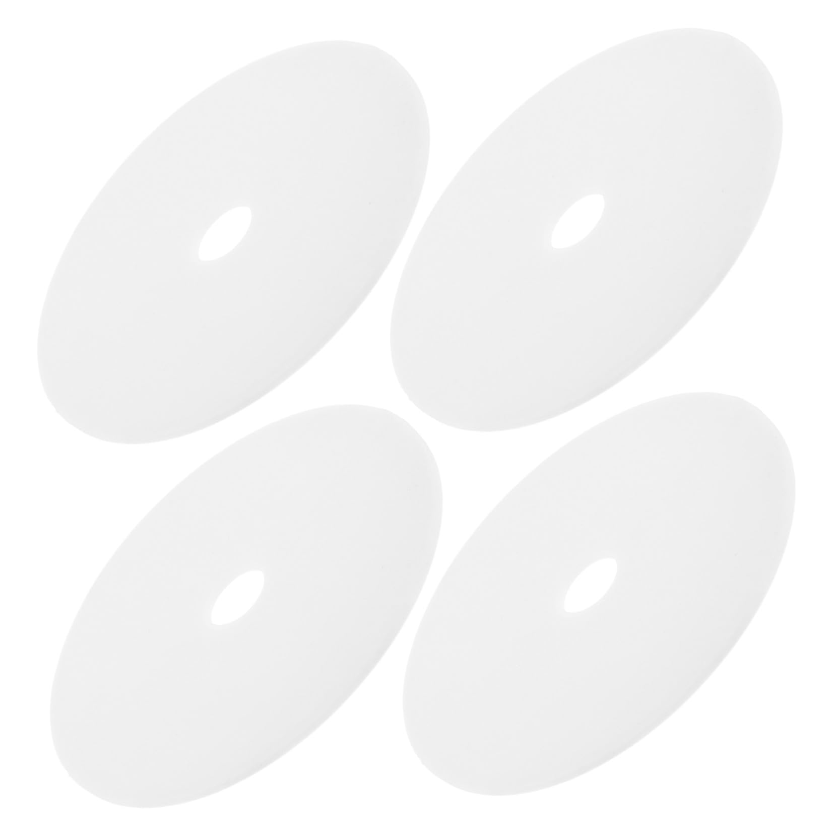 SEWOART 4Pcs Toilet Brush Anti-Fouling Tablets Odor Blocking Pads Toilet Bowl Brush Refills for Bathroom Cleaning System