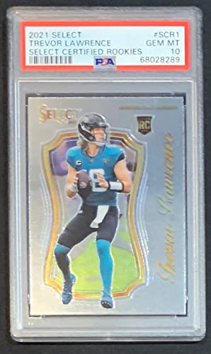 Trevor Lawrence 2021 Panini Select Certified Rookies Football Car...