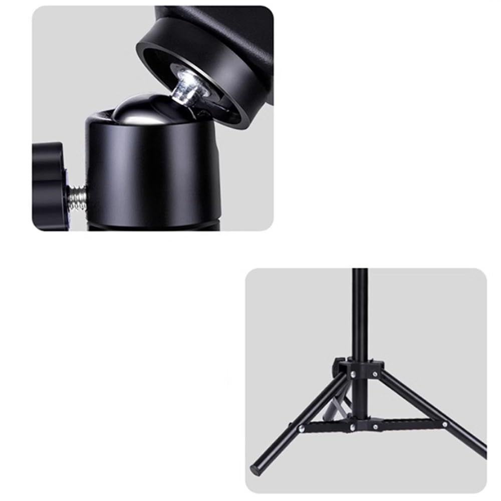 Supporto per Proiettore Treppiede da Pavimento Staffa for proiettore Domestico Staffa Triangolare telescopica da 6 mm Senza Fori for Desktop da Comodino Supporti per proiettori(Piccolo)