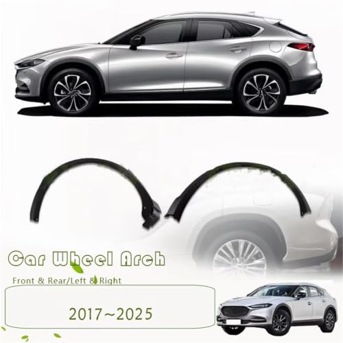 Guardabarros para Mazda CX-4 2017-2025: arcos de rueda con ajuste preciso y panel protector 3