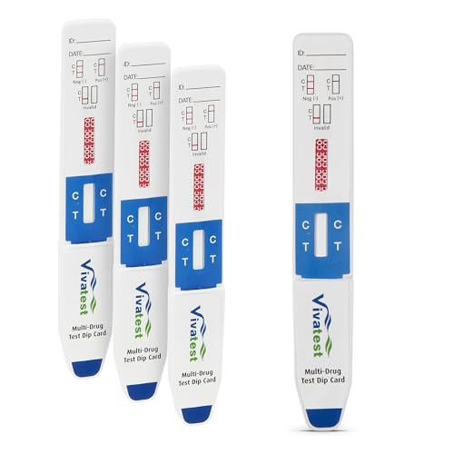 Viva Test Drug Testing Kits Cocaine Test x3 and THC Test Kit x3 Urine Drug Testing Kits 50ng/ml and Cocaine Tests 300ng/ml Easy Interpretation and Accurate Results (3X Cocaine Tests)