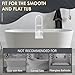 Wishtofly Bathtub Safety Rail, Heavy Duty Bath and Shower Grab Bar for Seniors and Elderly, Safety Assistance Bathtub Handle with Adjustable Clamp, Fits Tub Width 3 to 7 Inches, Supports Up to 300lbs