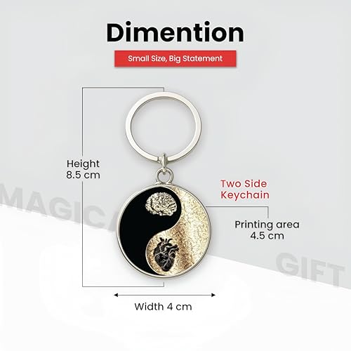 Image of MG | Protective Evil Eye /Spiritual Symbols /Om /Motivational Keychains | Double-Sided Metal Key Ring | Good Luck and devine Charm for Car, Bike, Home & Office