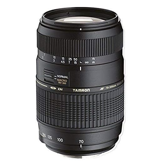 Tamron 70-300mm Di LD - Objetivo para Sony (70-300mm, f/4-5.6, Macro, 62mm), color negro