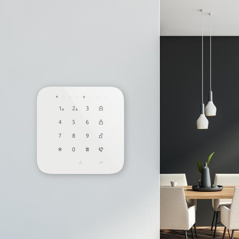 Alarme Maison sans Fil WiFi et GSM 4G connectée CASA avec sirène extérieure - kit 9