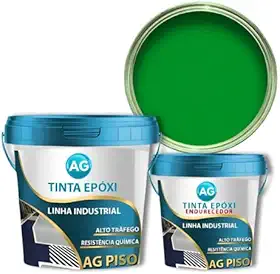 Tinta Epoxi Verde Puro AG - Ral6037 900ml