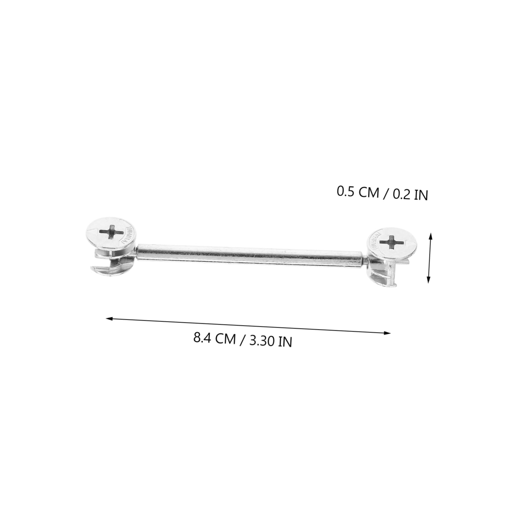 SOLUSTRE Metal Furniture Connecting Kit 20 Pcs Dowels for Cabinet Office Furniture