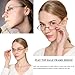 Viseng 2 Pairs Half Frame Reading Glasses for Women Men Slim Half Moon Lens Readers Metal Semi Rimless eyewear +2.0