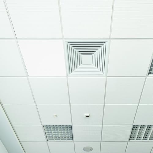 Panel difusor de luz para oficina rectangular de acrílico blanco que evita el amarillamiento 6