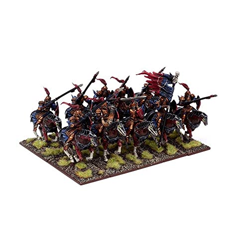 Mantic Undead Revenant Cavalry Regiment - 10 Plastic Resin Miniatures, 10 Bases, 1 Case - Age 14+, Multicolor