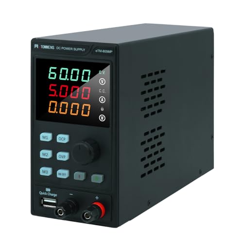 Alimentation DC 60V 5A évite les surcharges lors des tests de circuit