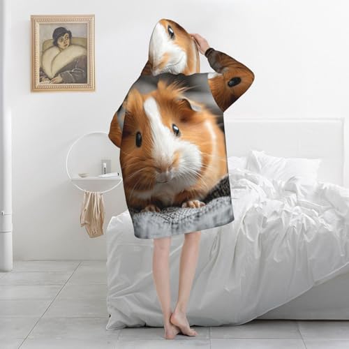 Couverture surdimensionnée cochon d'Inde pour vos soirées cocooning - 5