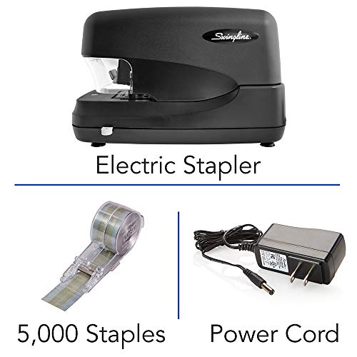 Swingline Electric Stapler, Heavy Duty, 70 Sheet Capacity, Jam Free Stapling, Includes 5000 Staples, Black (69270) #TOP1