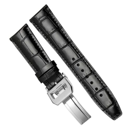 Bracelet de montre en cuir pour montre de la série PORTUGIESER avec boucle pliante homme