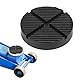 Universal Gummiauflage Wagenheber Gummiauflage Wagenheber mit Rillen für Wagenheber Hebebühnen Wagen 125 X 26mm Schwarz Für Wagenheber und Hebebühnen