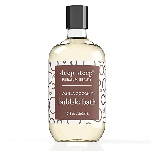 Deep Steep Bubble Bath, Vanilla Coconut, 17 Ounce
