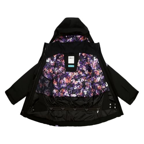 Image of Roxy Girls' Heavyweight Ski Snow Hooded Jacket, Insulated & Waterproof