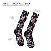 Supdreamc Cute Comfortable Socks for Adults Fire Flaming Bird Wings, Fashion Compression Knee High for Daily Wear Outdoor Running Hiking Sports Gifts
