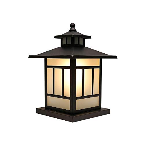 Lampadaires D'Extérieur, Lampadaires Étanches, Lampadaire De Clôture, Lampadaire De Pelouse, Lanterne en Verre, Lampadaire Extérieur, Lampe De Colonne, Éclairage De Cour, Luminaire De Paysage, Parc