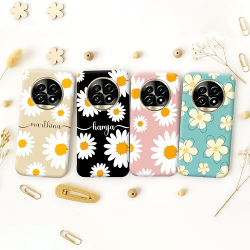 Image of COLORflow Back Cover Compatible with Realme 13 Pro 5G / 13 Pro Plus 5G | Daisy Bloom Customized Back Cover Compatible with Realme 13 Pro 5G / 13 Pro Plus 5G