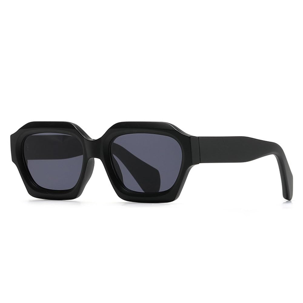 Kwadratowe męskie modne okulary przeciwsłoneczne Gradientowe okulary przeciwsłoneczne UV400 Retro wielokątne damskie pomarańczowe okulary przeciwsłoneczne