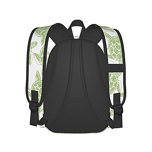 Sac à dos 17" vert clair étanche avec compartiment ordinateur et protection tortue