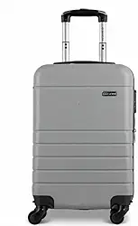 Mala de Viagem Bordo com Rodas 360º Essencial 2 - Prata- Sestini