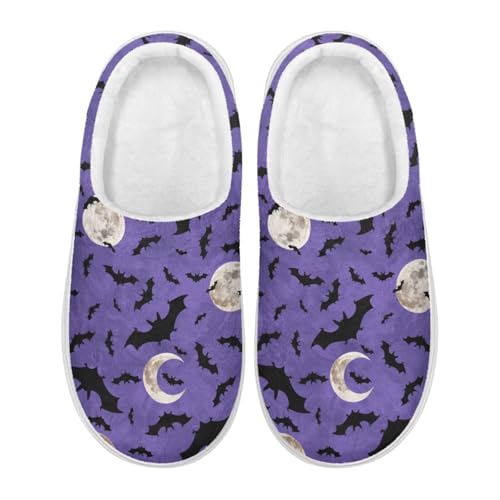 Plush Slippers for Women Men Anti-slip Soft Sole House Shoes,Winter Unisex-Adult