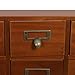 KeruRome 64 Drawers Apothecary Cabinet with Drawers, Tabletop Vintage Apothecary Chests Cabinets Rustic Herb Storage Box, Library Card Catalog Cabinet, Countertop Arts Card Catalog (4Pcs 16Drawers）