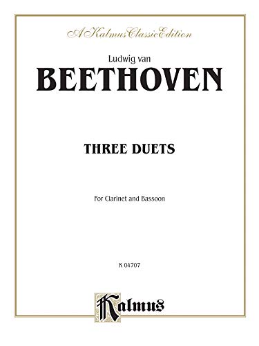 Three Duets: Clarinet & Bassoon (Kalmus Edition)