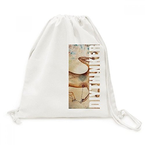 Sac cordon Sagittaire Novembre Décembre toile souple pour voyage et loisirs