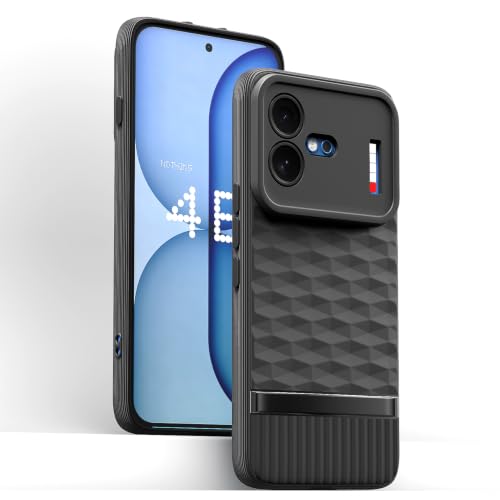 Image of Outlouders Back Cover for Nothing Phone 4b 5G | Full Camera Protection | TPU Soft Flexible Shockproof Bumper Case (Black)