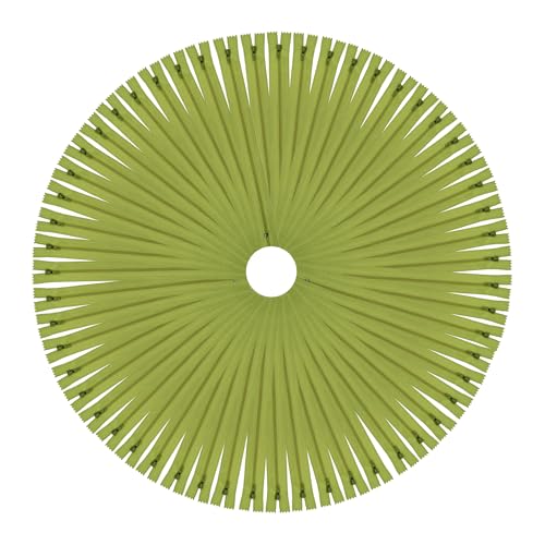 Image of Mandala Crafts 85 PCs Dill Green Assorted Lengths Nylon Zippers for Sewing