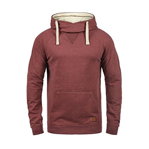 BLEND 703585ME - Sudaderas con Capucha para Hombre, tamaño:XXL, Color:Wood Red (73819)