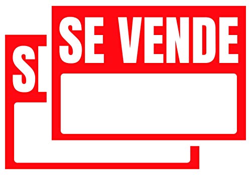 Cartel LONA PVC'SE VENDE' Personalizado 100% | Cualquier Texto | Incluya su Teléfono | Incluye...