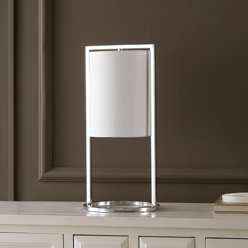 Lámpara de Mesa Moderna SAFAVIEH Tamiko Cromo 18 pulg miniatura 4