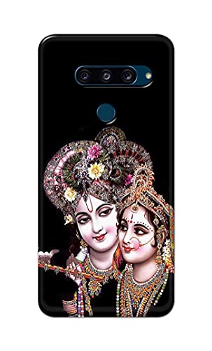 Image of PRINTFIDAA� Printed Hard Back Cover Case for LG V40 ThinQ Back Cover (Radha Krishna) -2808