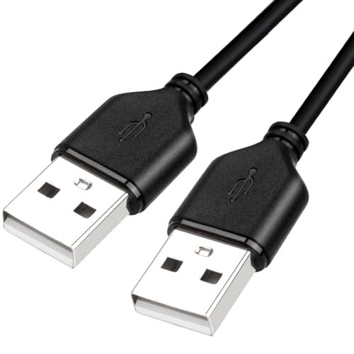 YOTETION Slim USB2.0 A to USB A 20ft Cable, Long USB2.0 Cable USB2.0 A to A Fast Charging Long Charging Cable for PS5, Keyboard, Mouse and More! The Wire Diameter is 2.8 MM
