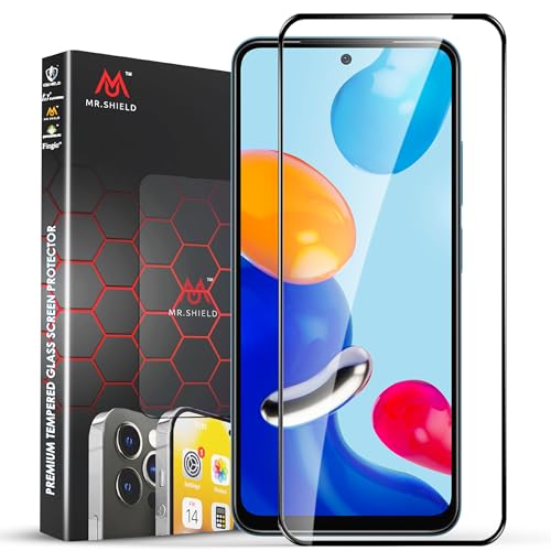 Image of Mr.Shield Top-Notch HD+ Tempered Glass Screen Protector Guard for Mi 11X / Mi 11X Pro and Poco X4 Pro (6.67 Inch), 9H Hardness, Military Grade Protection, Easy Installation kit